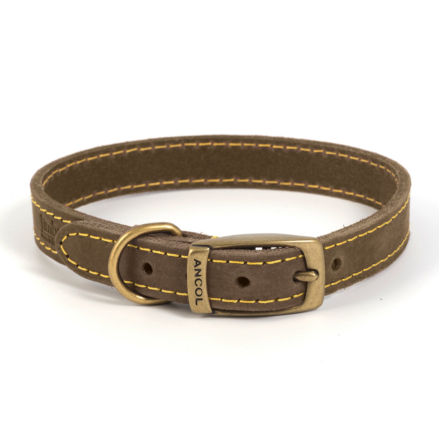 Timberwolf Leather Collar