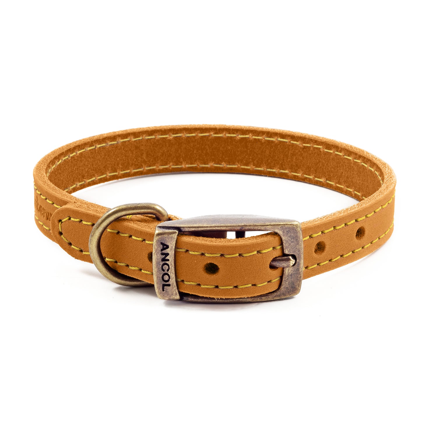 Timberwolf Leather Collar