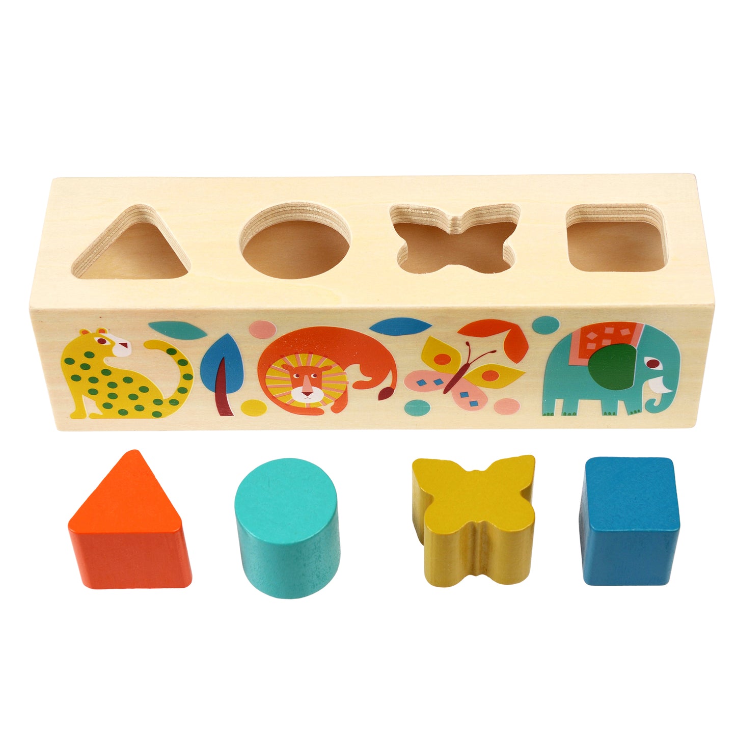 Wooden Shape Sorter - Wild Wonders