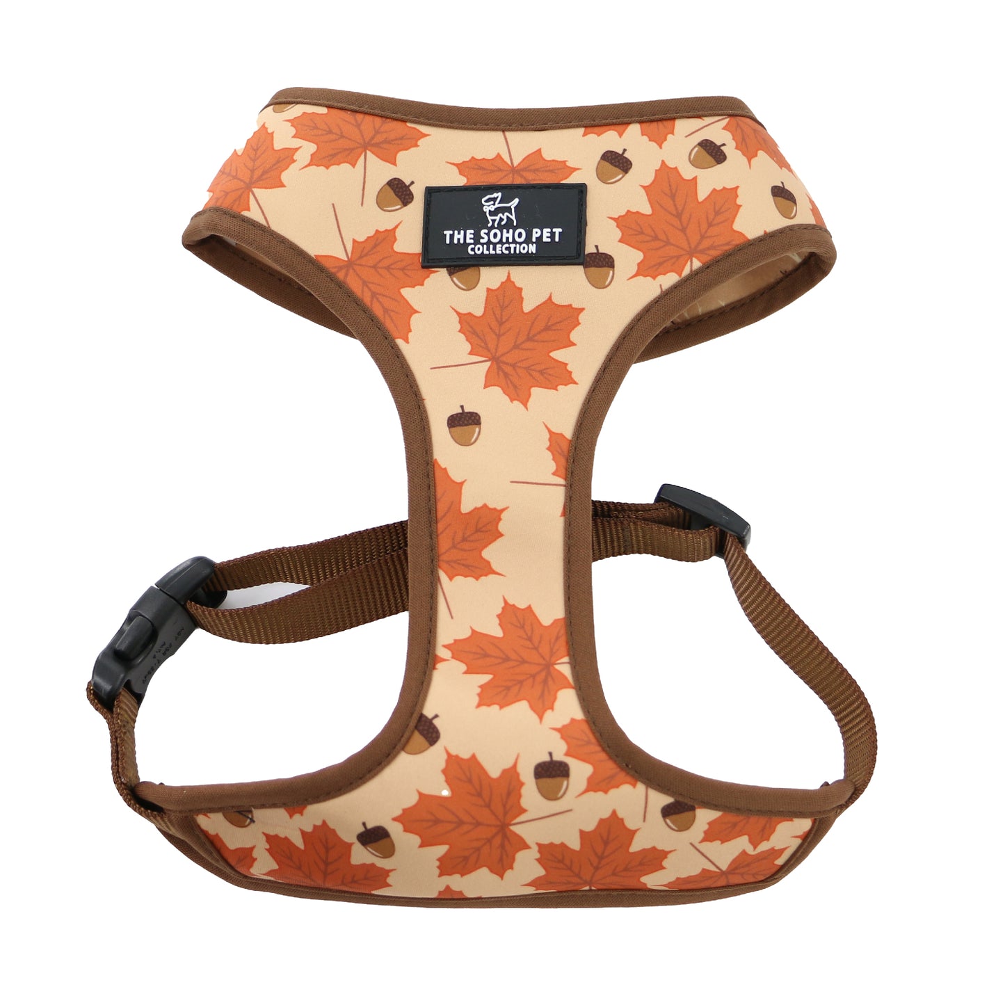 Soho Reversible Harness -Maple Leaf & Woodland