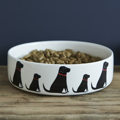 Dog Bowl - Black Labrador