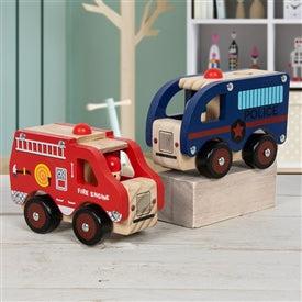 Wooden Toy - Emergency Vehicles