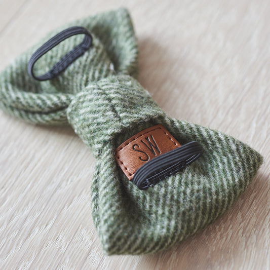 Tweed Bowtie - Green