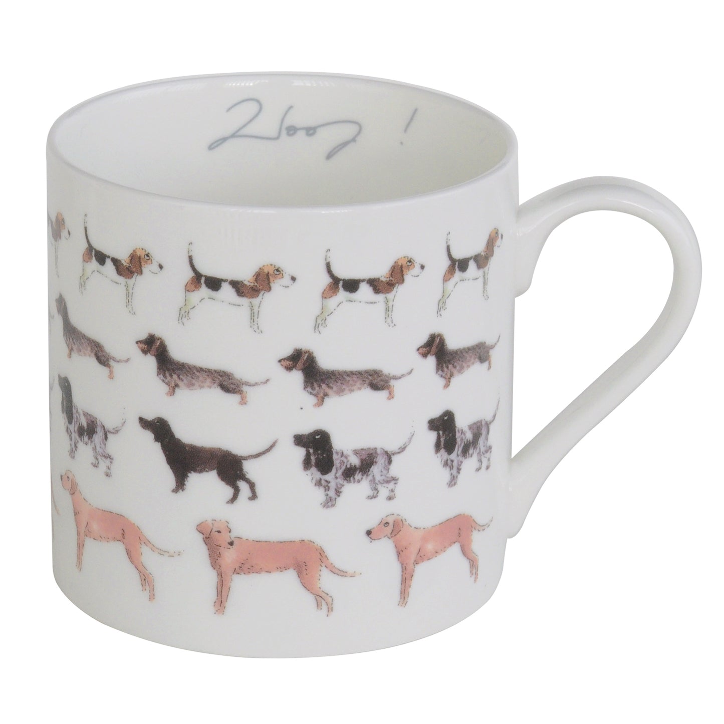 Bone China Mug - Dogs Woof