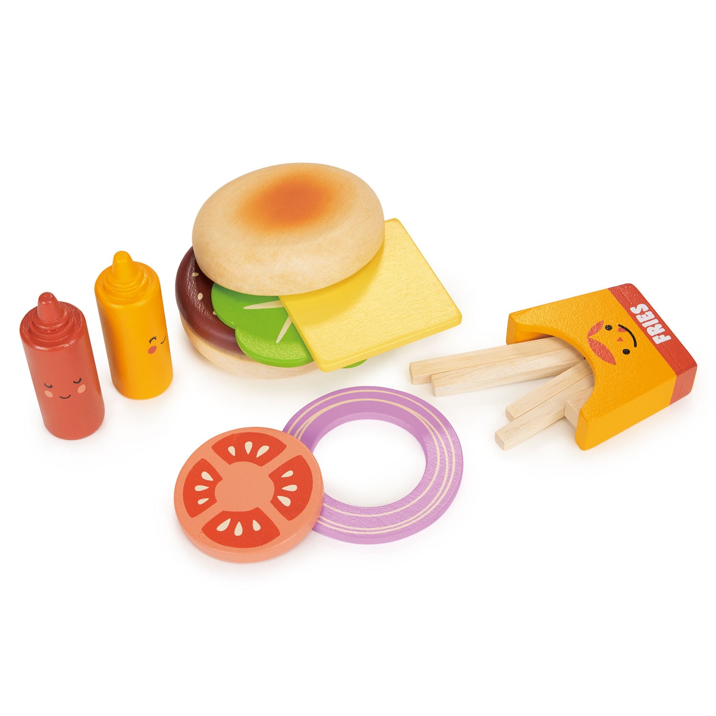 Wooden Play Set - Take Out Burger