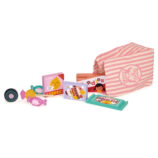 Wooden Play Set - Candy Shop Bag