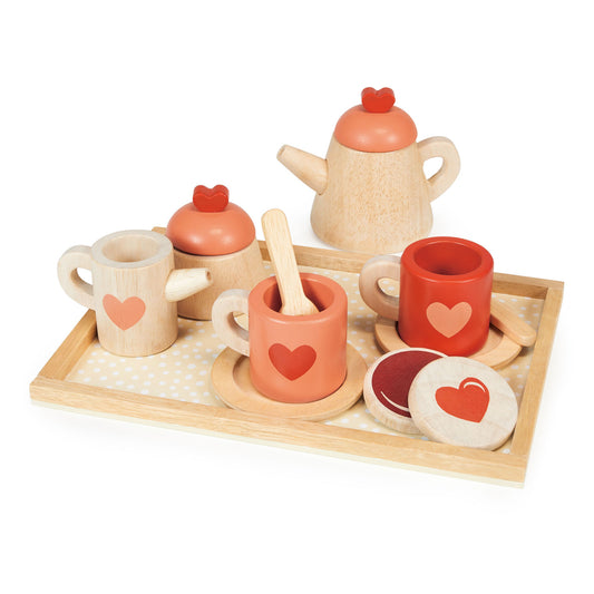 Wooden Play Set - Tea Time Tray Set