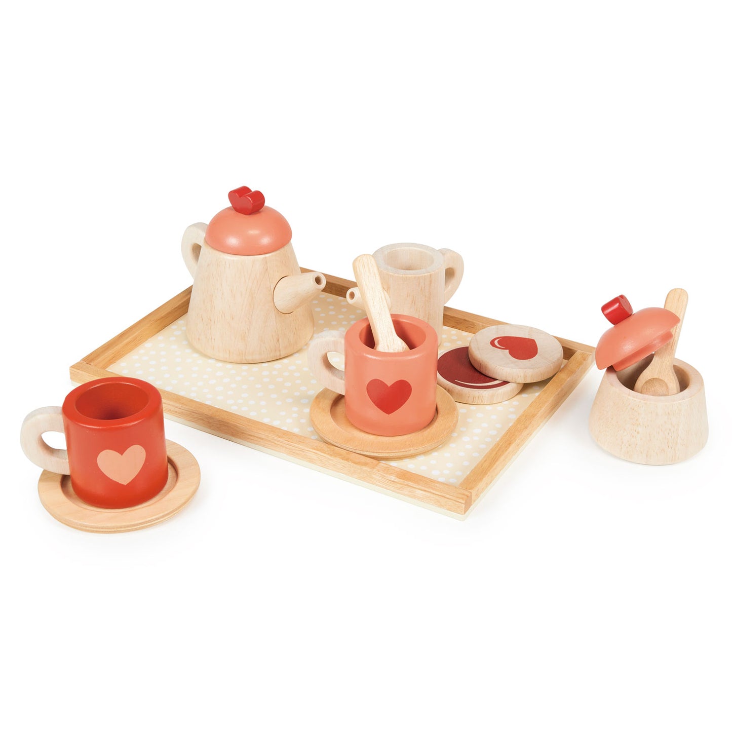 Wooden Play Set - Tea Time Tray Set