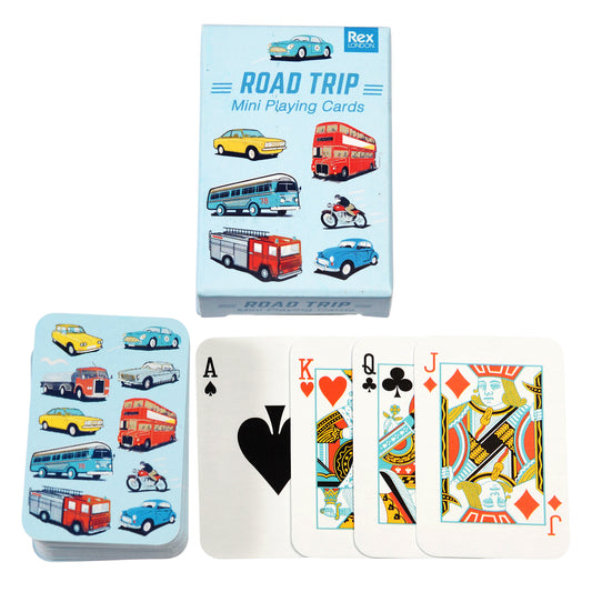 Mini Playing Cards - Cars