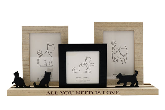 Picture Frame - Cats on Base