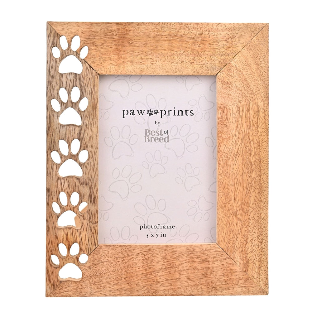 Picture Frame - Paw Prints 5x7in