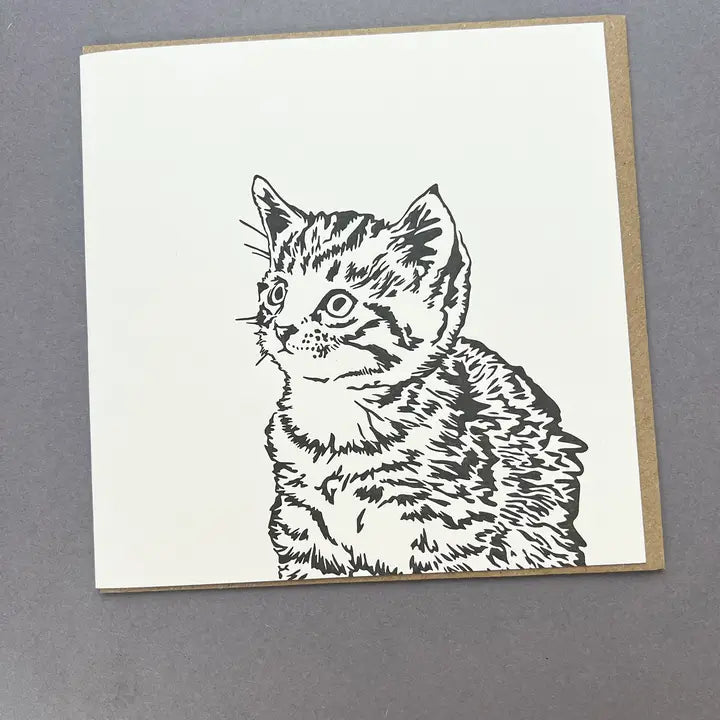 Luxury Cat Card - Time for Tea