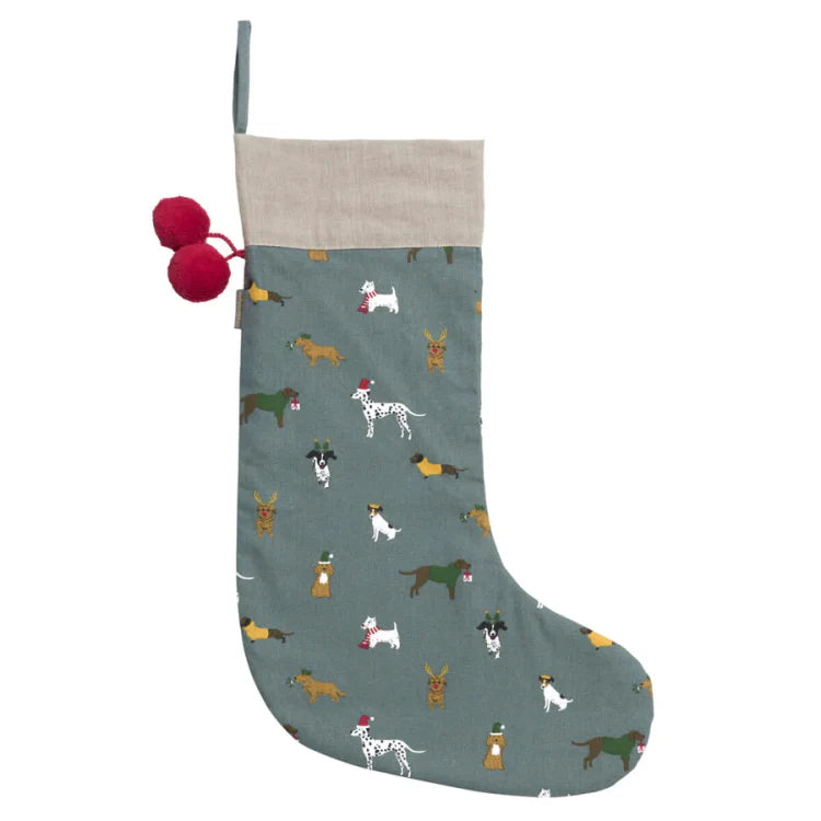 Christmas Stocking - Christmas Dogs