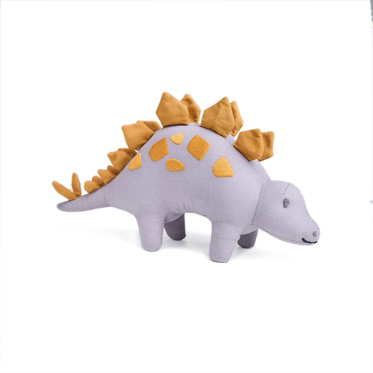 Linen Dinosaur Toy - Steggy