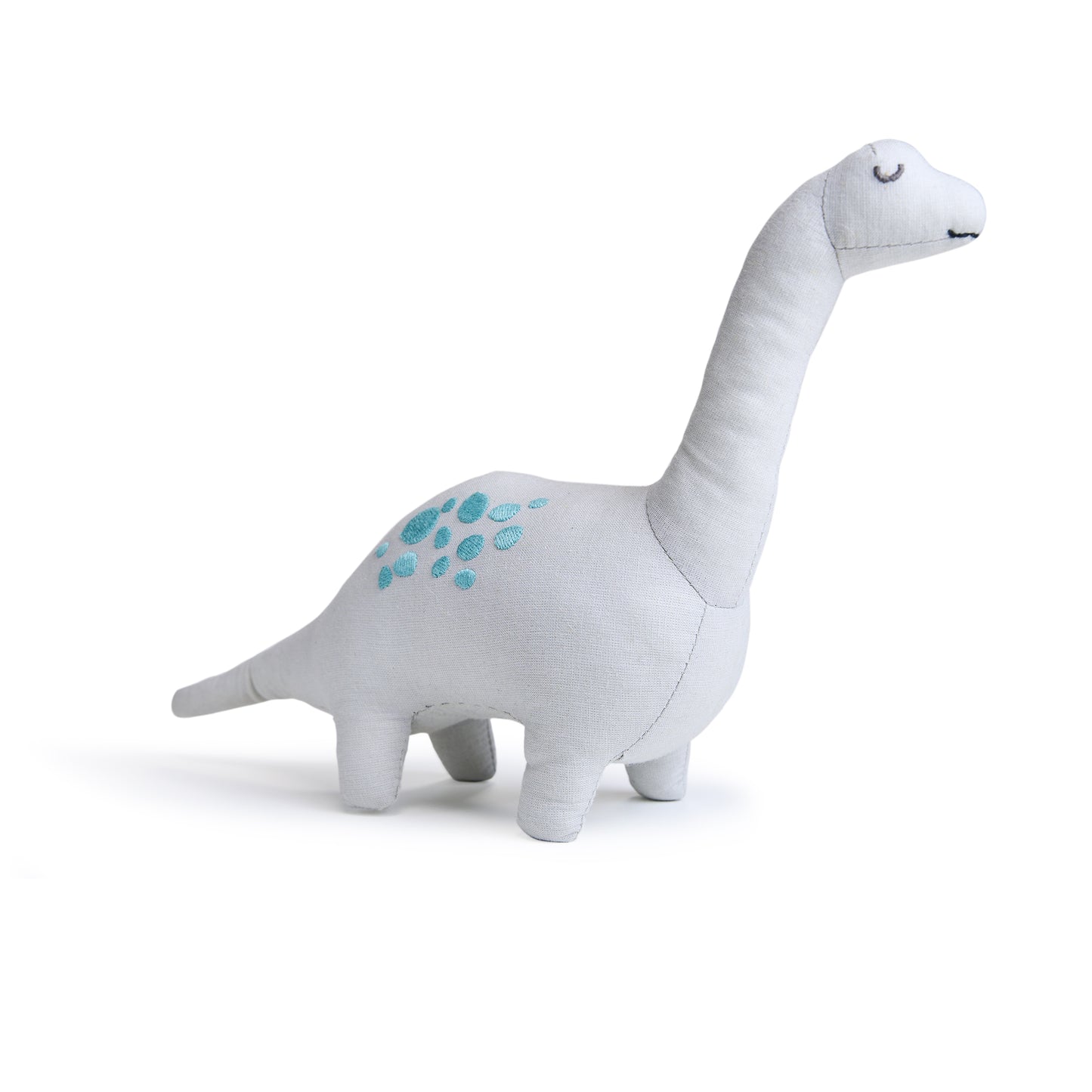 Linen Dinosaur Toy - Bronty