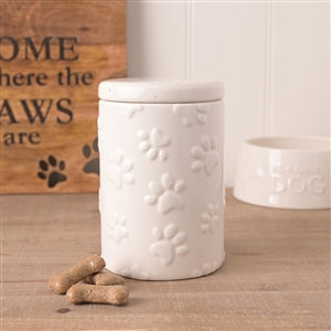 Treat Jar - Paw Prints