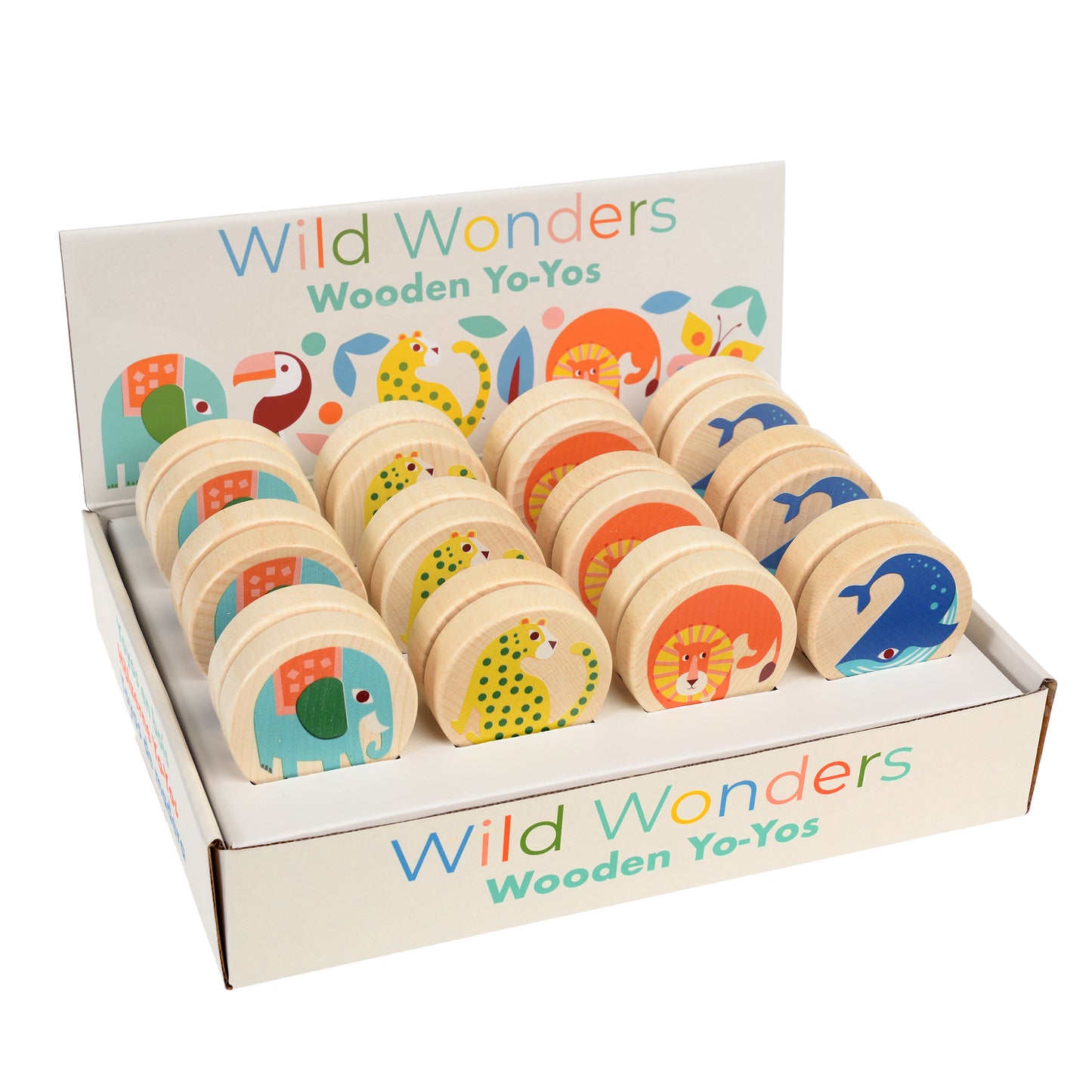 Wild Animal Wooden Yo-Yo