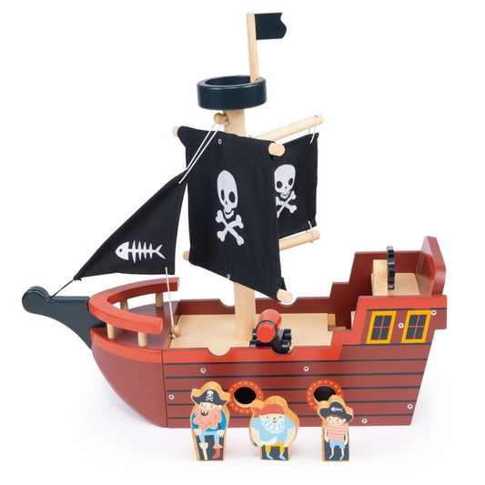 Wooden Play Set - Fishbones Pirate Ship