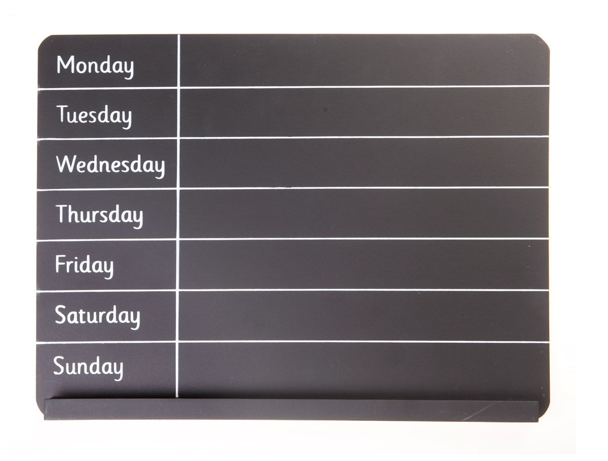 Weekly Planner Chalkboard