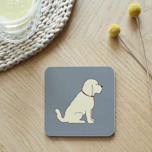 Dog Coaster - Cockapoo / Labradoodle (Apricot)