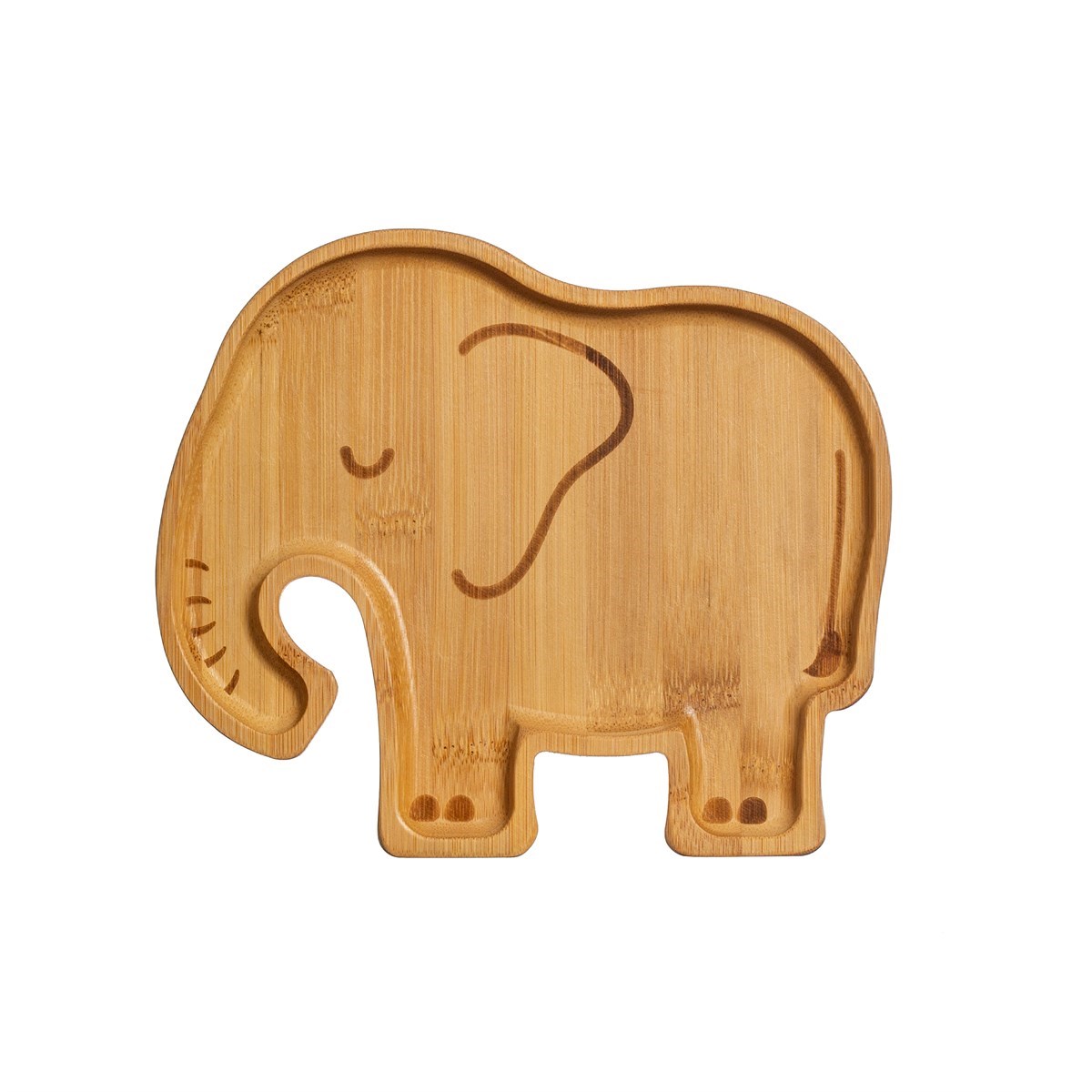 Bamboo Plate - Elephant