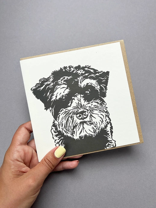 Luxury Dog Cards - Mini Schnauzer