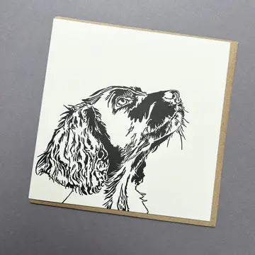 Luxury Dog Cards - Spaniel Puppy