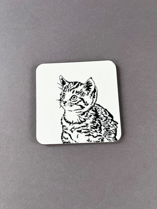 Cat Coaster - Time for Tea